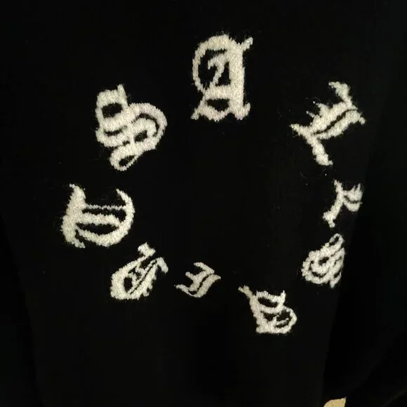 ALLSAINTS Scripture Crewneck (Black) XXL